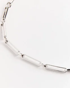 Chiusa Necklace in Silver Tone
