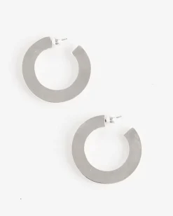 Classic Hoop Earrings in Sterling Silver