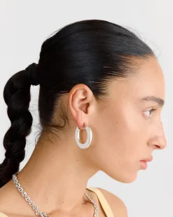 Classic Hoop Earrings in Sterling Silver