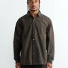 Classic Sprayed Shirt in Tan