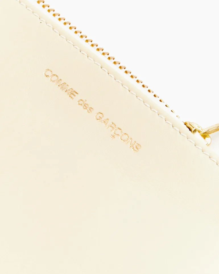 Classic Zip Pouch in Off White