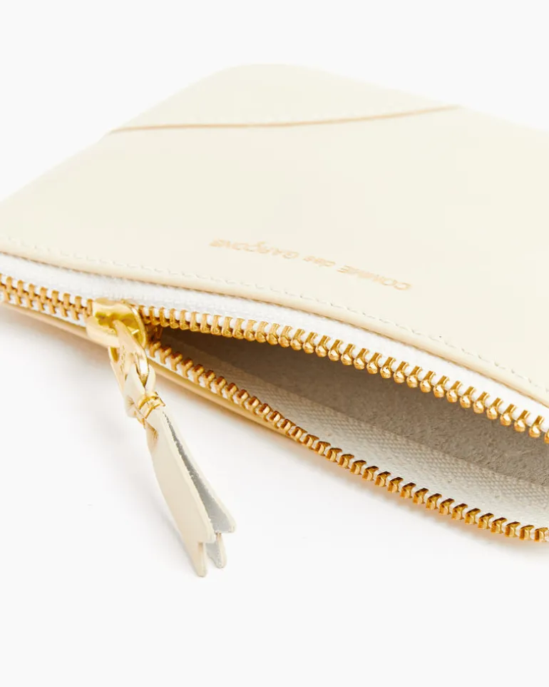 Classic Zip Pouch in Off White