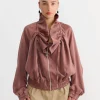 Cocoon Blouson in Taupe