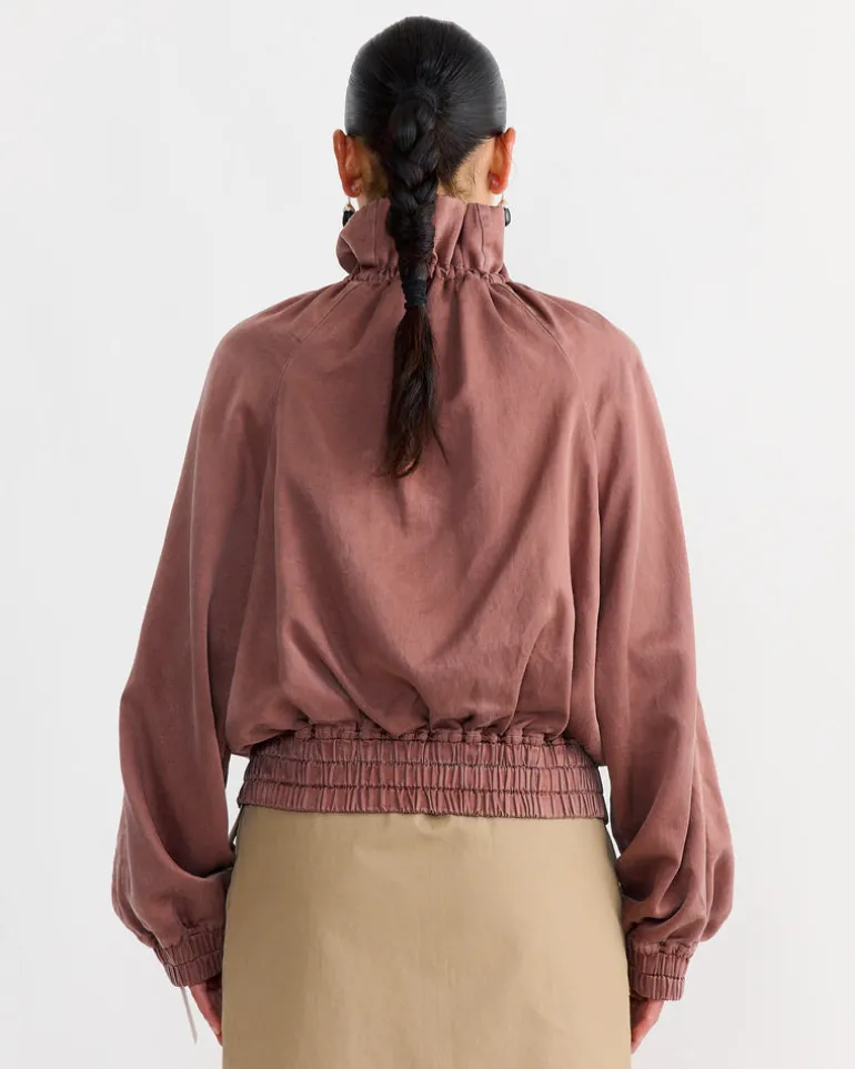 Cocoon Blouson in Taupe
