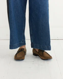 Corvello Loafer in Seaweed