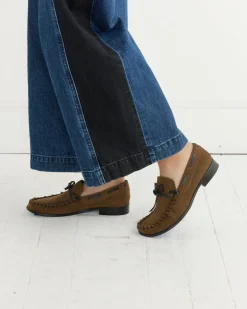 Corvello Loafer in Seaweed