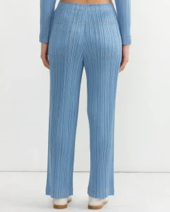 Cotton Denim Pant in Light Blue