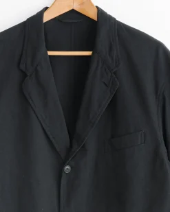 Cotton Duck Jacket in Black