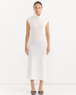 Cover Dress in Bone