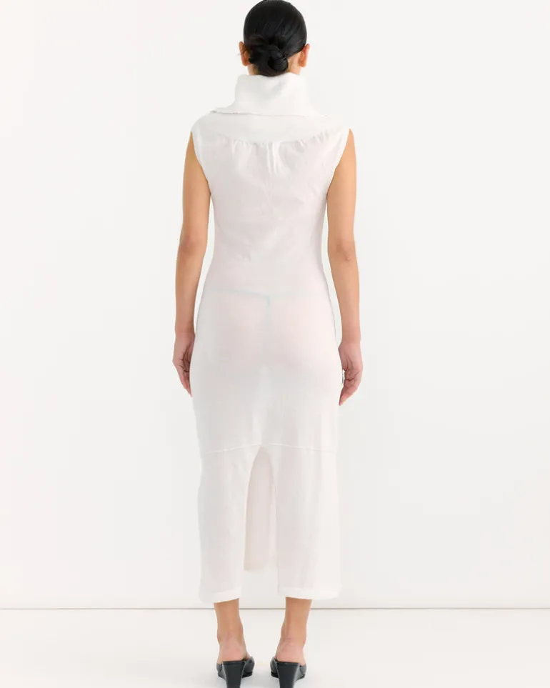 Cover Dress in Bone