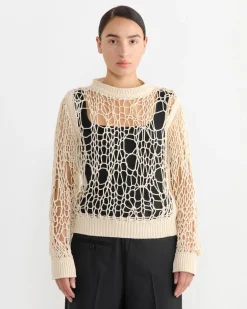 Crewneck in Cream/Beige