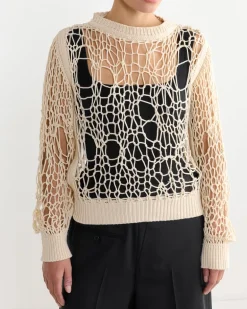 Crewneck in Cream/Beige