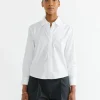 Cropped Classic Shirt in White