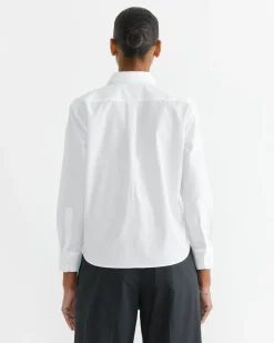 Cropped Classic Shirt in White