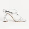 Curved Heel in Silver