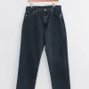 101 Dad's Fit Denim Pant in Black Stone
