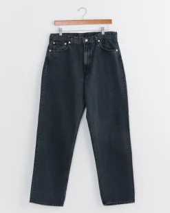 101 Dad's Fit Denim Pant in Black Stone
