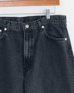 101 Dad's Fit Denim Pant in Black Stone