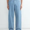 Denim Pant in Light Blue