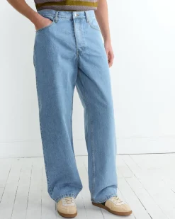 Denim Pant in Light Blue
