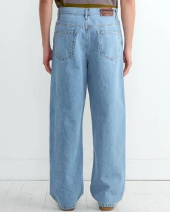 Denim Pant in Light Blue