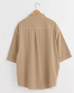 Denim Shirt in Natural Beige