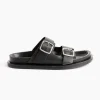 Denver 2-Strap Sandal in Black