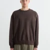 Dolphy Crew in 22oz French Terry Brown