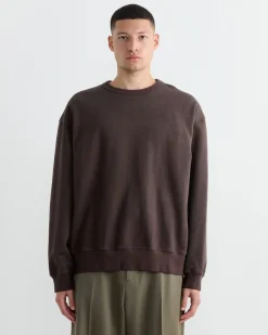 Dolphy Crew in 22oz French Terry Brown