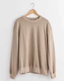 Dolphy Crew in 22oz French Terry Sand