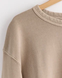 Dolphy Crew in 22oz French Terry Sand