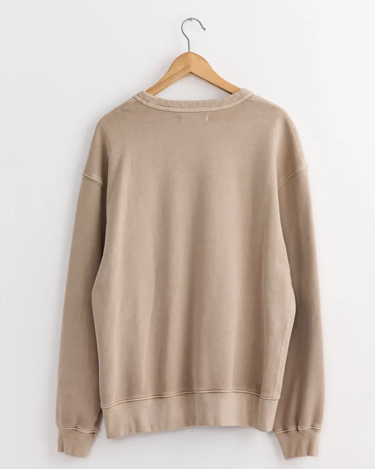 Dolphy Crew in 22oz French Terry Sand
