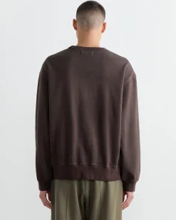 Dolphy Crew in 22oz French Terry Brown