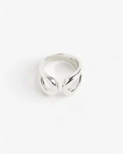 Double Beam Ring in Sterling Silver