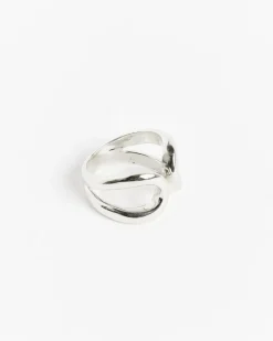 Double Beam Ring in Sterling Silver