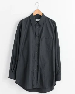 Double Pocket Shirt in Charcoal