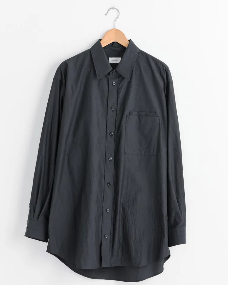 Double Pocket Shirt in Charcoal