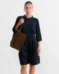 Doublet Tote in Cocoa