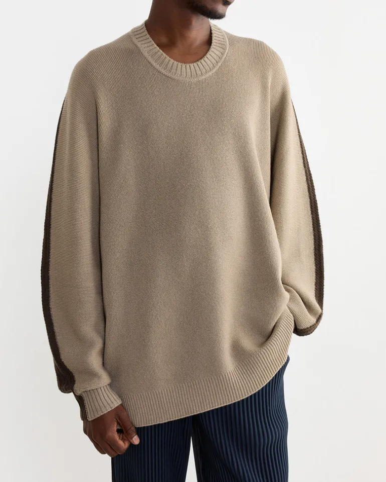Drawing Knit in Beige
