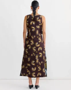 Dress in Print Z/Flower Mix Dark