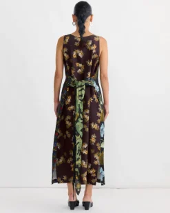 Dress in Print Z/Flower Mix Dark