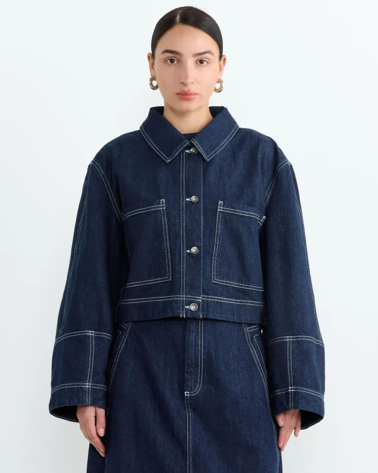 Dusk Denim Jacket in Navy