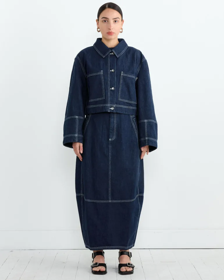 Dusk Denim Jacket in Navy