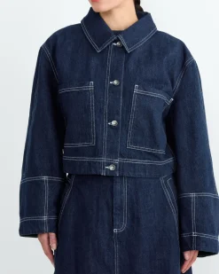 Dusk Denim Jacket in Navy