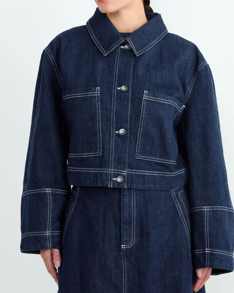 Dusk Denim Jacket in Navy