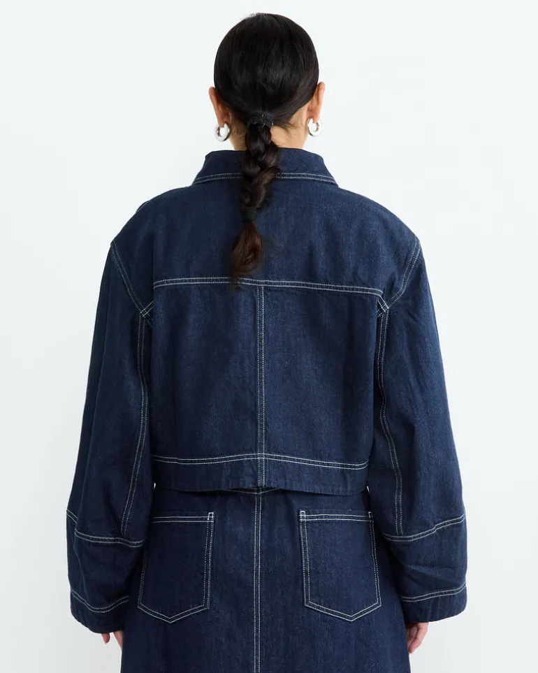 Dusk Denim Jacket in Navy