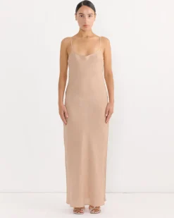 Dydine Dress in Still Brown