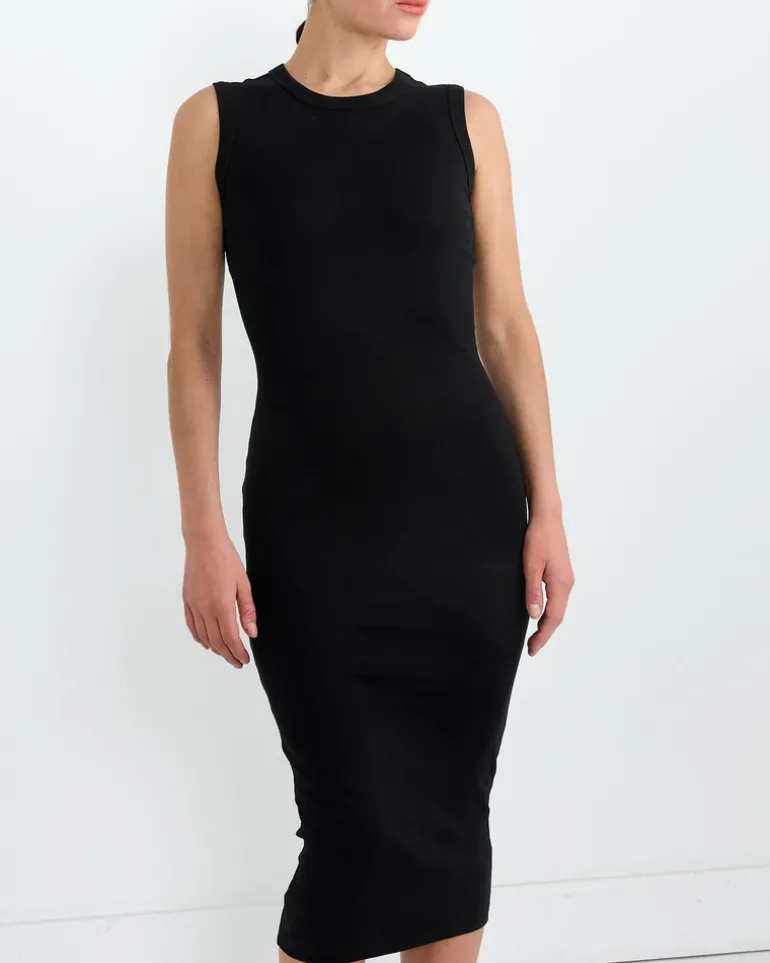 Esme Midi Dress in Black