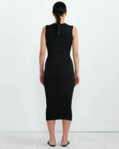 Esme Midi Dress in Black