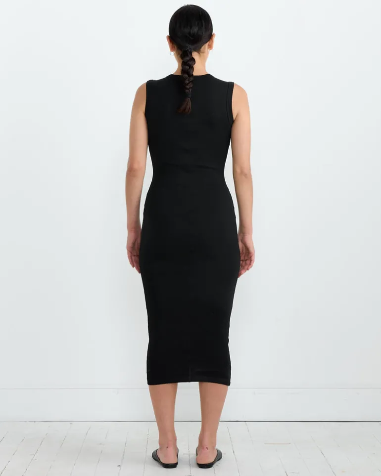 Esme Midi Dress in Black